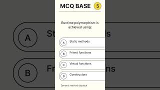 Polymorphism in OOP | GATE-CS, FPSC, PPSC, BPSC, SPSC, KPPSC, ETEA, NTS Guaranteed Questions