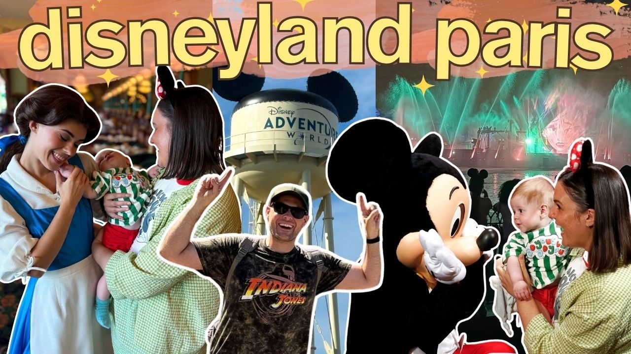 BREAKFAST WITH THE PRINCESSES, MEETING MICKEY MOUSE & CASCADE OF LIGHTS! ✨ Disneyland Paris Vlog