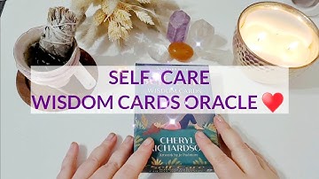 Self-care wisdom cards oracle deck! 💜