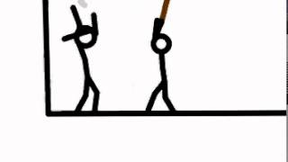 Stykz Animation - Old Guy (Ninja) vs. Gangster