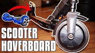 Como Hacer un SCOOTER Electrico barato PASO a PASO con un Hoverboard