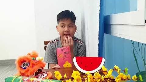 Tiếng Anh Giao Tiếp Thiếu Nhi Tại Phan Thiết: Ken talking about Tet Holiday