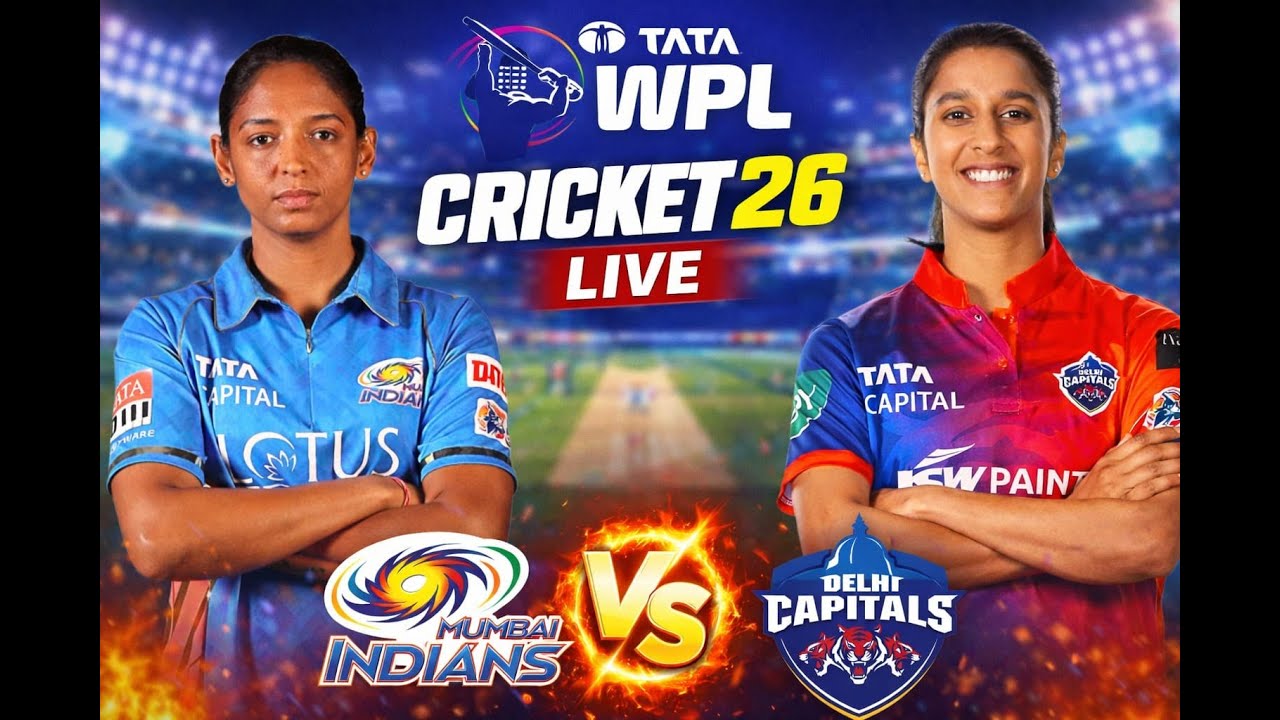 WPL 2026 Live | Mumbai Indians vs Delhi Capitals 🔥 | Cricket 26 Gameplay LIVE | WPL LIVE