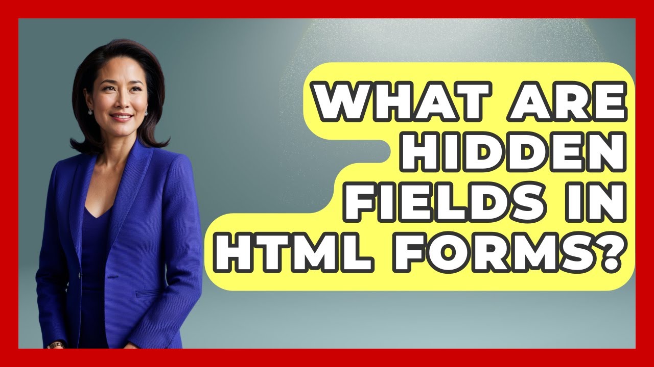 What Are Hidden Fields In HTML Forms? | Simple HTML Studio News - YouTube