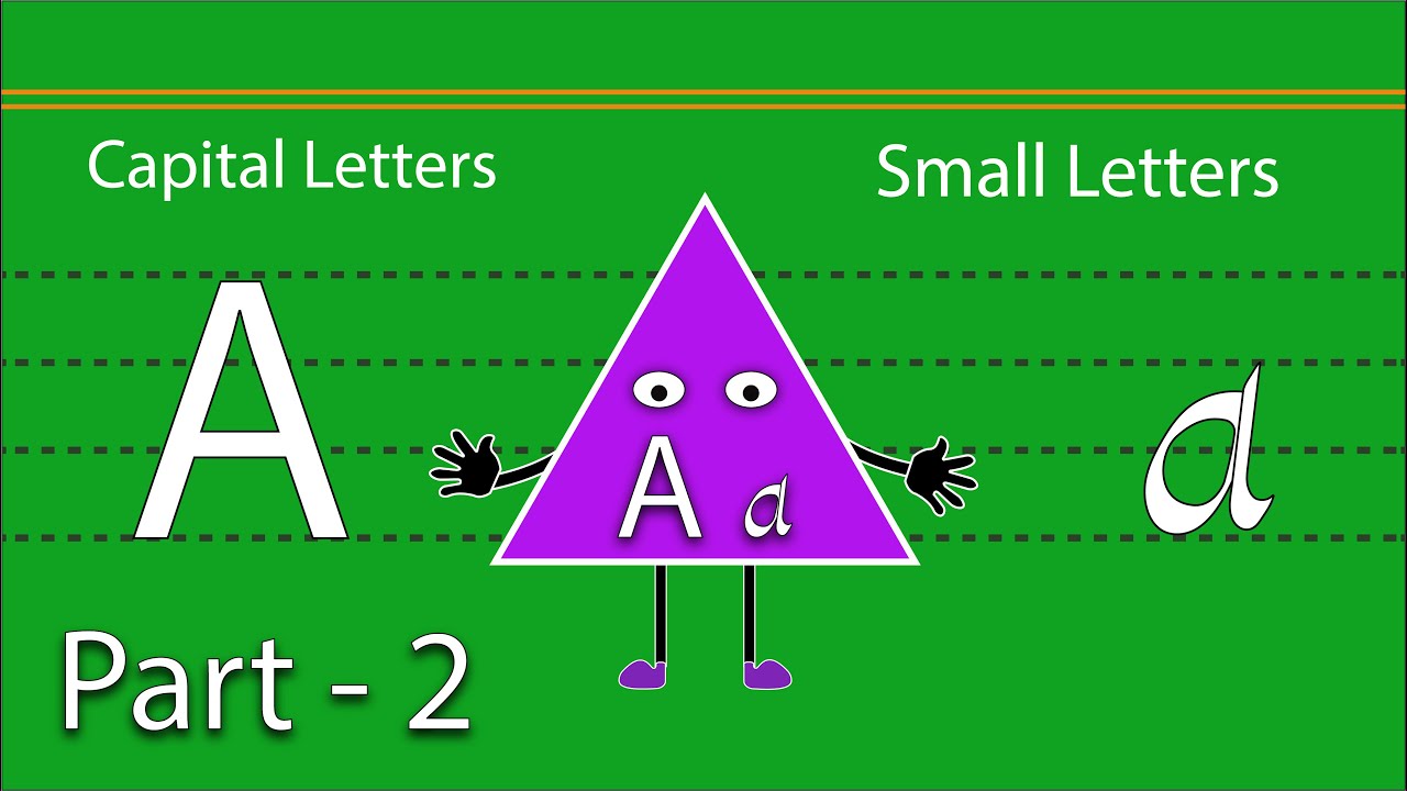 ABC Capital & Small Letters For Children | English Alphabets For Kids ...