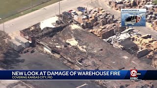 NewsChopper 9 video shows new look at Pioneer Pallet fire in Kansas City