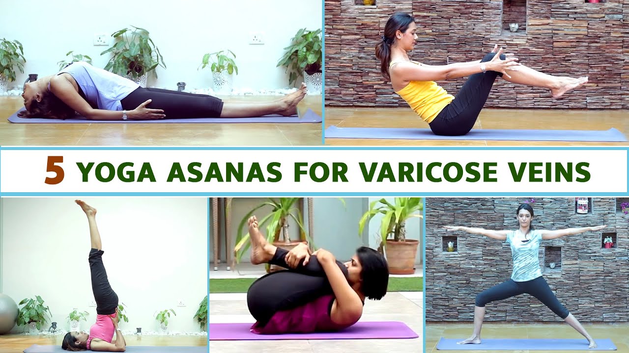 5 effective asanas to treat Varicose Veins - YouTube
