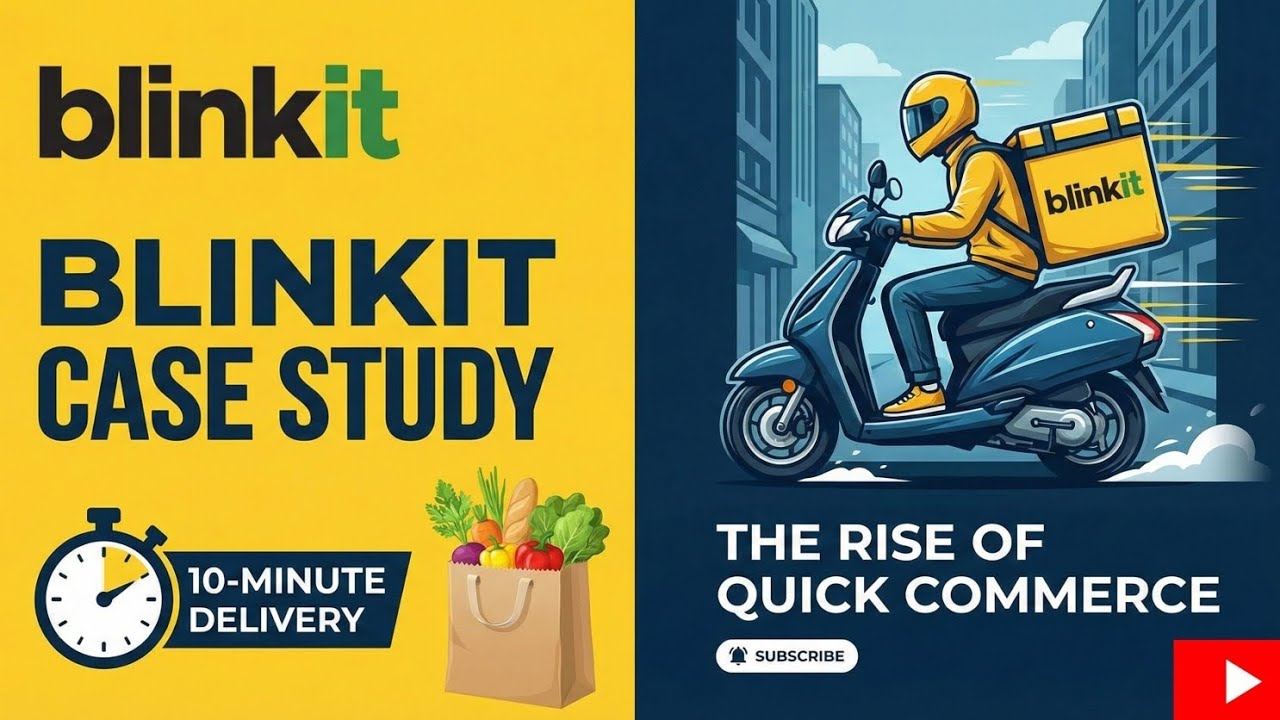 Blinkit Case Study | 10 minutes delivery | Success Story | Stategy | Success Lesson | Success Tips