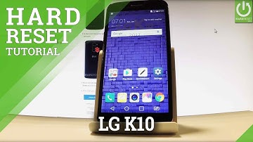 How to Format LG K10 (2017) - Factory Reset in LG K10