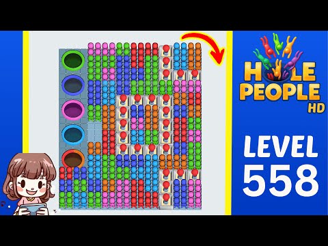 Hole People Level 558 Solution Walkthrough