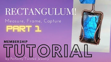 Wire Wrap Tutorial: Creating Stunning Rectangle Pendant