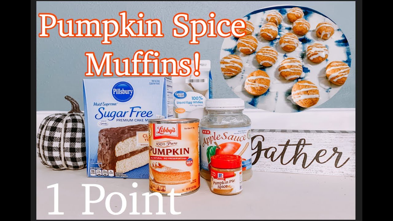 1 POINT PUMPKIN SPICE MUFFINS | WEIGHT WATCHERS | PUMPKIN ...