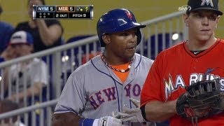 NYM@MIA: Mets tie the game on Byrd's two-out single