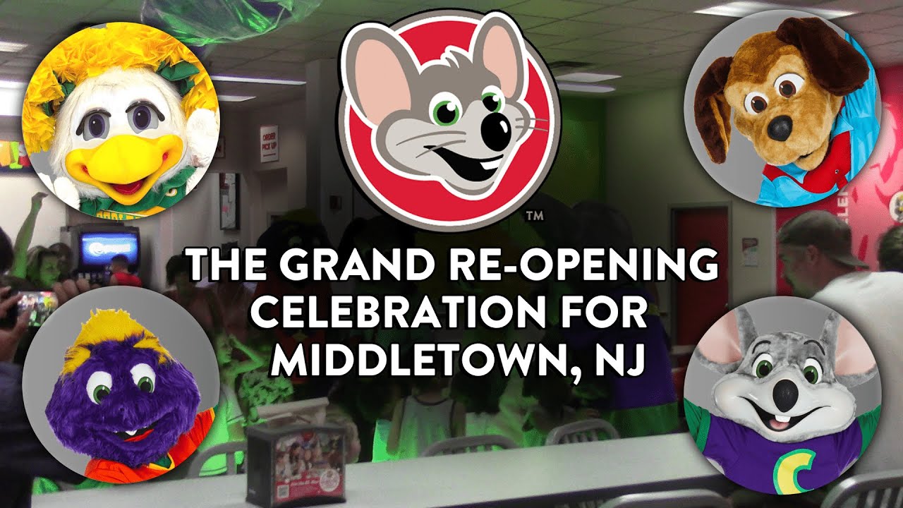 Chuck E. Cheese - Middletown, NJ Grand Re-Opening Celebration