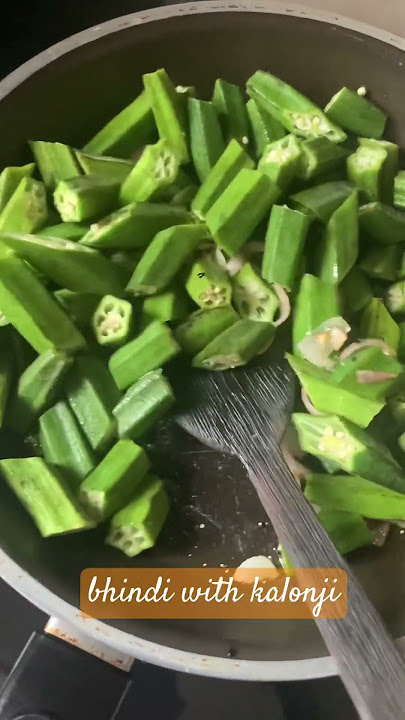 Kalonji (nigella seeds).. bengali staple☺️ #bong #bengali #bhindi #okra #homecooked #simple #healthy