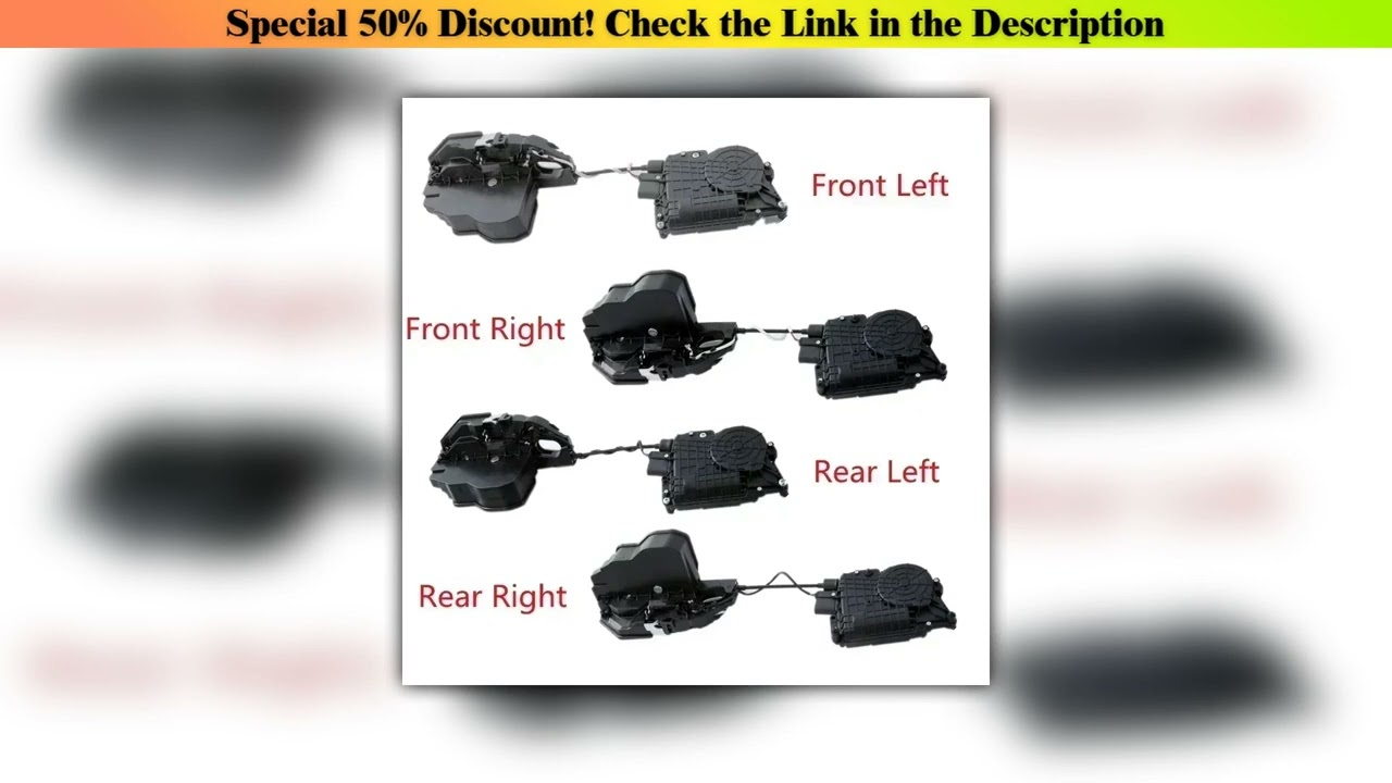 Get Door Lock Actuator Soft Close System for BMW 5 Series F18 F11 F10 7 Series F01 F02 51217185689•