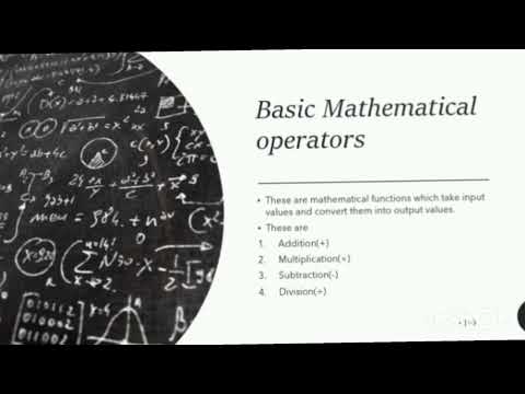 Mathematical operators and technique to solve them