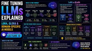 Fine Tuning LLMs Explained | LoRA, QLoRA & Domain-Specific AI Models | Gen AI Course Lecture 10