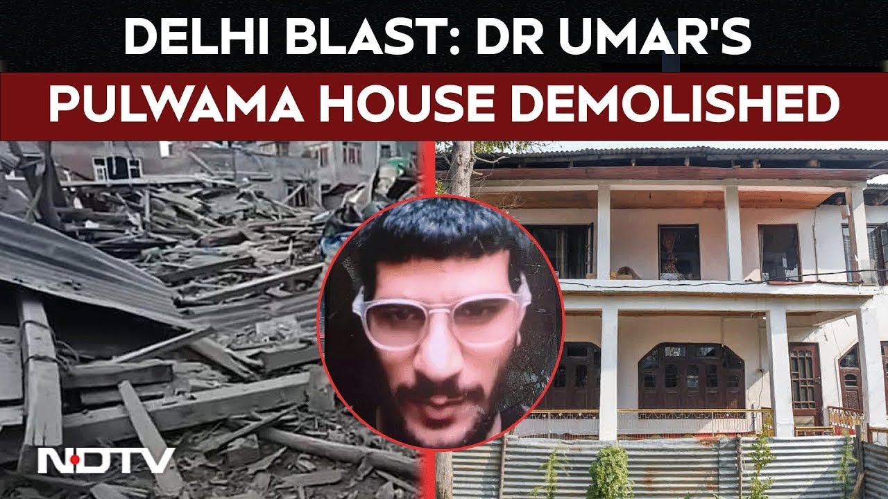 Delhi Blast News | Delhi Blast Accused Dr Umar Nabi's House In Pulwama Demolished By Security Forces