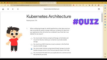 Quiz: Kubernetes Architecture | Getting Started with Google Kubernetes Engine #quiz