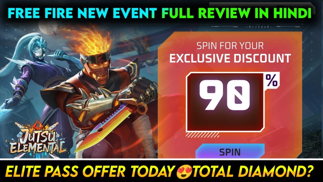 Elite Pass Offer Event Spin | Elite Pass Discount Event Today | Free Fire Elite Pass Offer Event