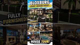 BLOXBURG: Luxury Modern House Tour 🏡 | Welcome to Bloxburg House Build #roblox #bloxburg