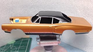 '69 Dodge Coronet 500 - Part 3 (adding a painted on vinyl roof).