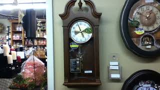 'WSM Tiara' Rhythm Wooden Musical Clock CMJ518UR06