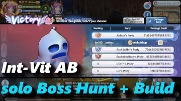 Int-Vit AB solo Boss hunt + Build | rox | Ragnarok X: Next Generation