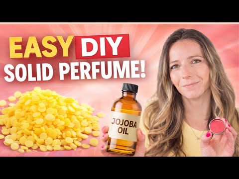 DIY Solid Perfume Recipe | Easy Beeswax & Jojoba Oil Perfume (No Alcohol)