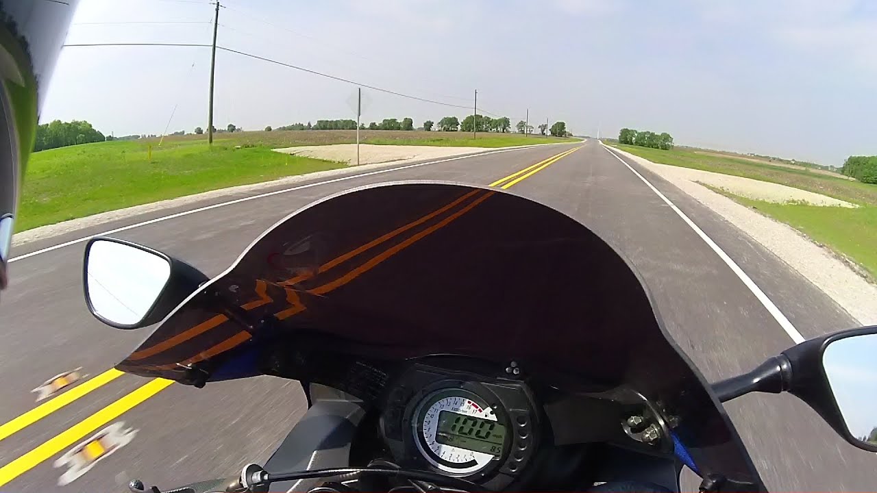 Riding a 2004 Kawasaki Ninja ZX6R #4 - YouTube