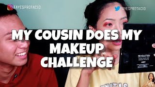 MY COUSIN DOES MY MAKEUP CHALLENGE| Faye Protacio Net Worth