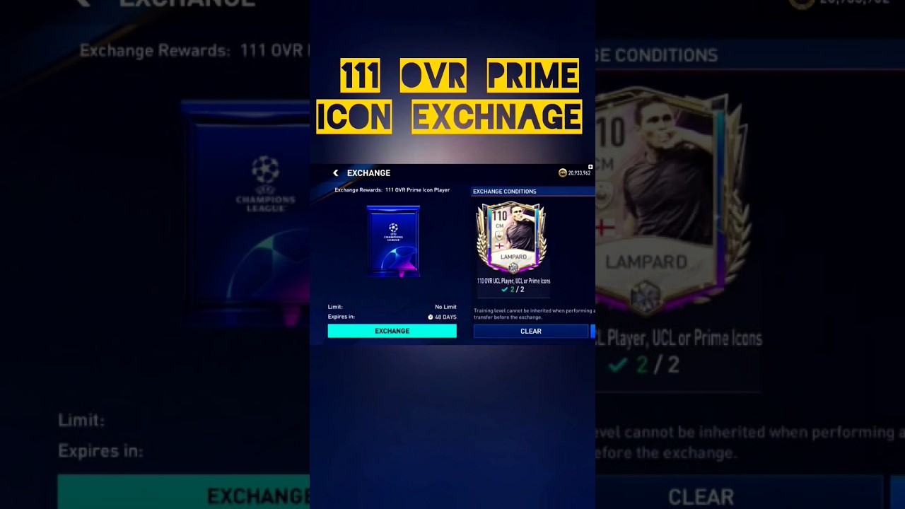 OMG😱 !!! FREE 111 OVR PRIME ICON EXCHANGE - FIFA MOBILE 23 