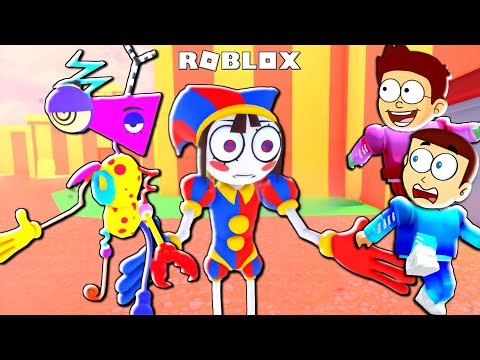 Roblox The Amazing Digital Circus Obby | Shiva and Kanzo Gameplay