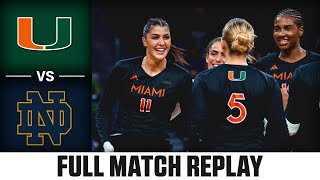 Famous Miami vs. Notre Dame Full Match Replay | 2025 ACC Volleyball Net Worth