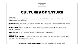 Designers of Mountain and Water: Alternative Landscapes for a Changing Climate | Panel 1