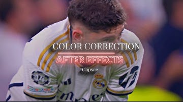 Color correction (NO PLUGINS)🔥|After effects|Clipxae