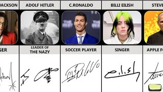 Coolest Signature From Famous People