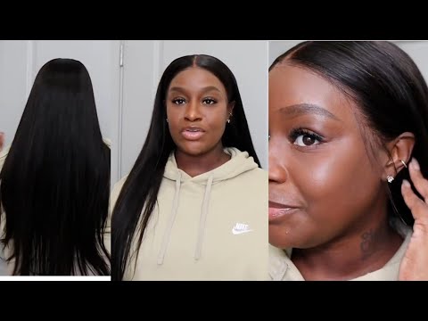 SUPER AFFORDABLE | $199 30 INCH😱😱😱| 13x4 STRAIGHT WIG, BLEACHED KNOTS | MEGALOOKHAIR