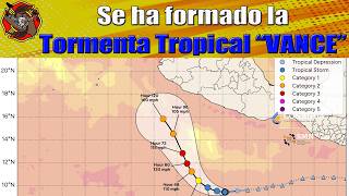Tropical Storm VANCE has formed, update 3:00 PM Oct 21, 2026.