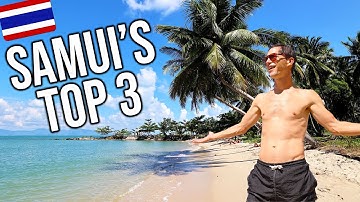 Top 3 BEST BEACHES in Koh Samui for 2025 🌴🌅 🏖️🌊