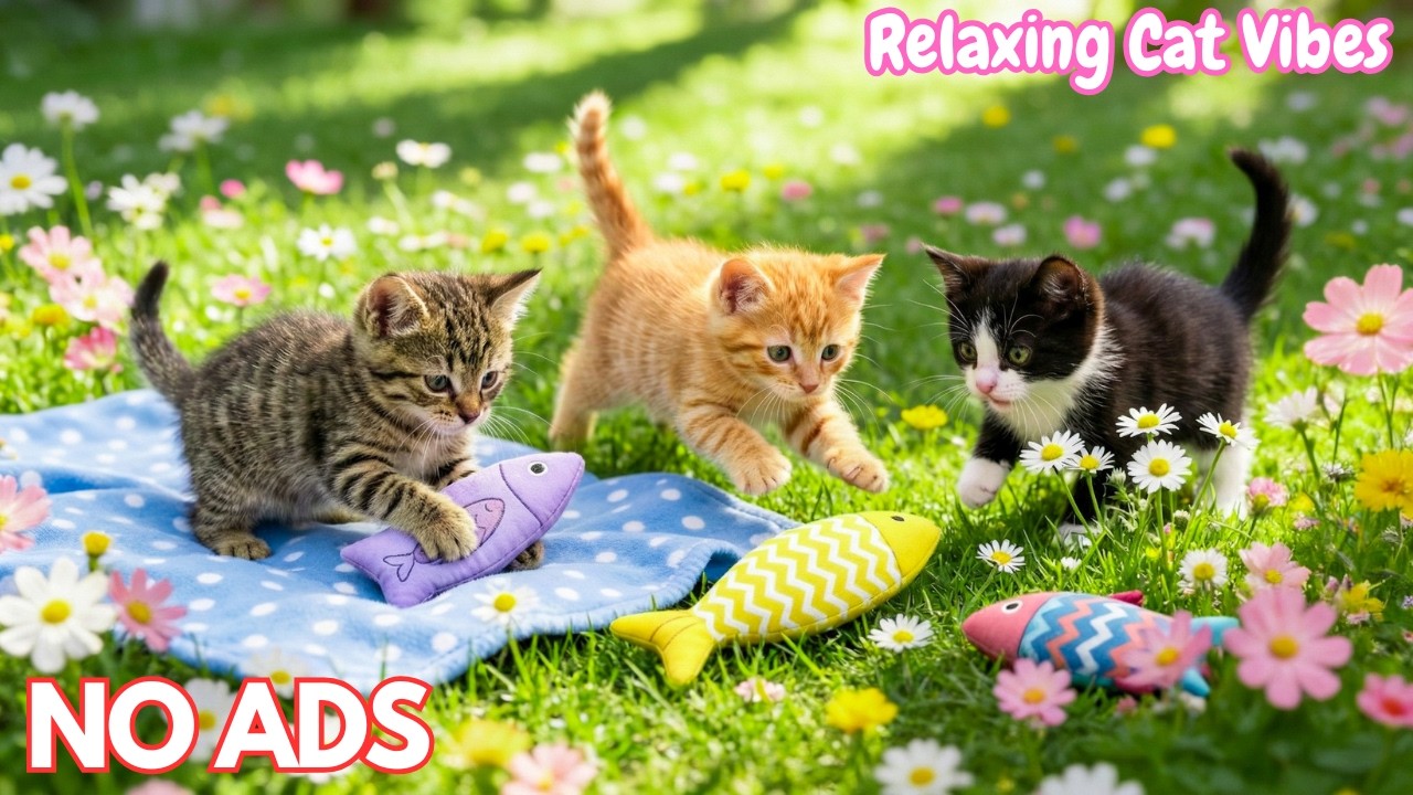 12 часов успокаивающей музыки для кошек 😴 Музыка для глубокого расслабления, успокоение кошек, снят
