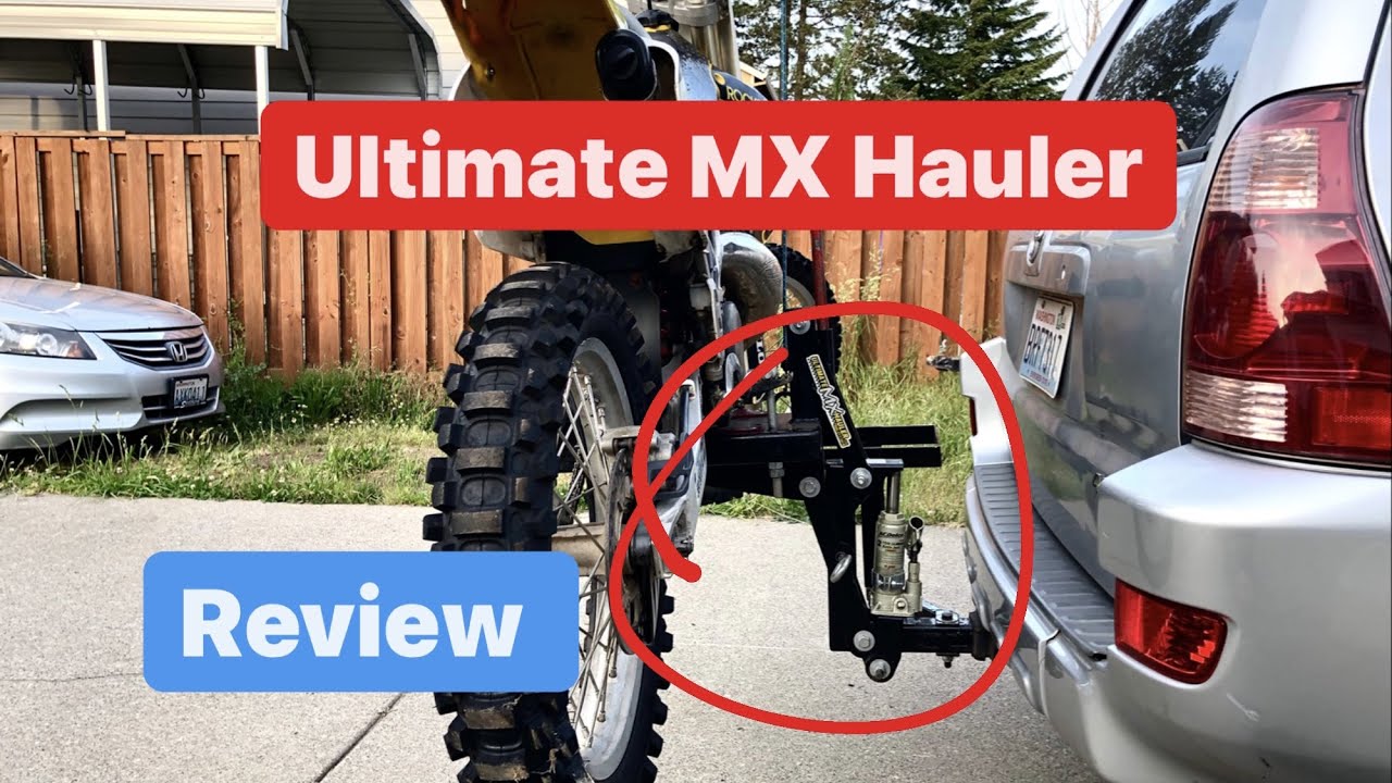 Ultimate MX Hauler dirt bike hitch carrier review - Ultimate MX Hauler dirt  bike hitch carrier - YouTube