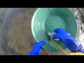 細かな砂金用　「浮きスルース」 Floating Sluice Box for small gold