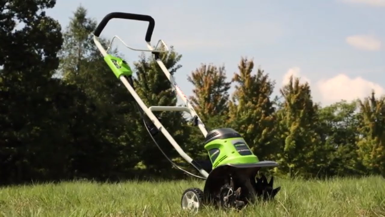 Greenworks 10-Inch 8 Amp Corded Tiller 27072
