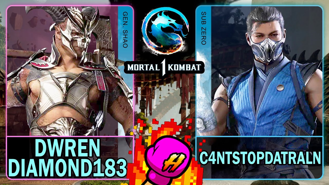 MK1 DWren Diamond183 (GENERAL SHAO) VS C4ntstopdatraln (SUB-ZERO)🥊Mortal Kombat 1🥊4K 60ᶠᵖˢ