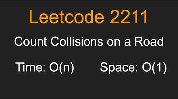 Count Collisions on a Road - Leetcode 2211 - Python