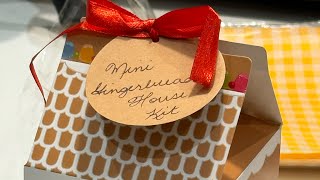 Homemade Mini Gingerbread House Kits 🏠