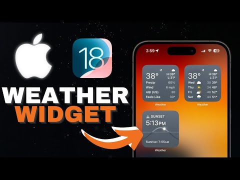 IOS 18: How to Add Weather Widget On Iphone 14, 15, 16