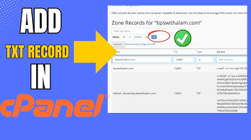 How to Add Txt Record in Cpanel | Add DNS Record